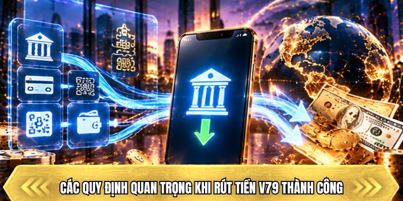 Các quy định quan trọng khi rút tiền V79 thành công