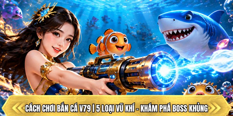 Cách Chơi Bắn Cá V79 | 5 Loại Vũ Khí - Khám Phá Boss Khủng