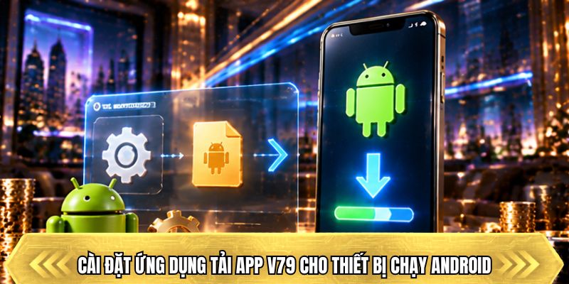 Cài đặt ứng dụng tải app V79 cho thiết bị chạy Android