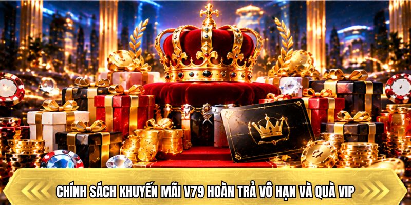 chính sách khuyến mãi V79 hoàn trả vô hạn và quà VIP