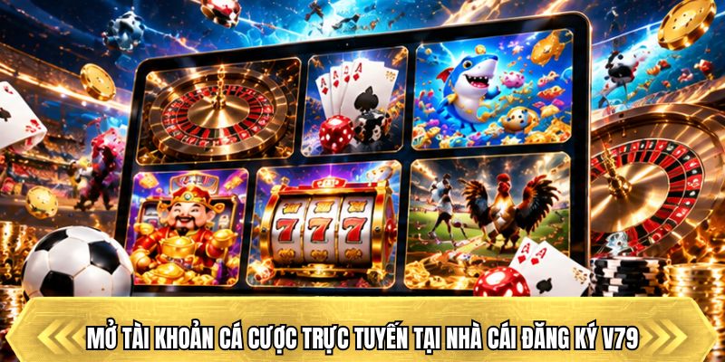 Mở tài khoản cá cược trực tuyến tại nhà cái đăng ký V79