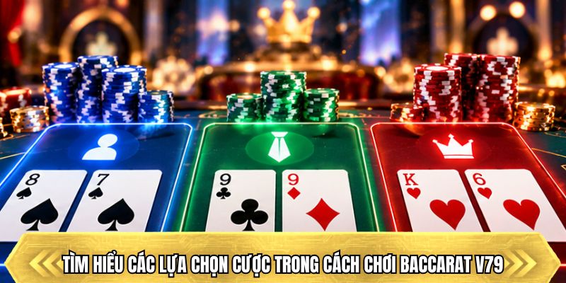 Tìm hiểu các lựa chọn cược trong cách chơi Baccarat V79